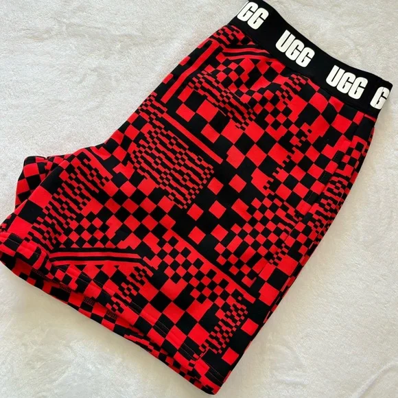 UGG Chrissy Check Boyfriend Shorts--XL - Picture 1 of 13